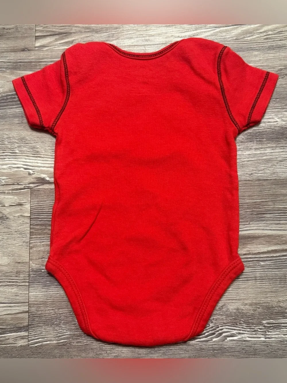 Ohio State Buckeyes Baby Bodysuit 3-6M Red Bucky Mascot Team Athletics